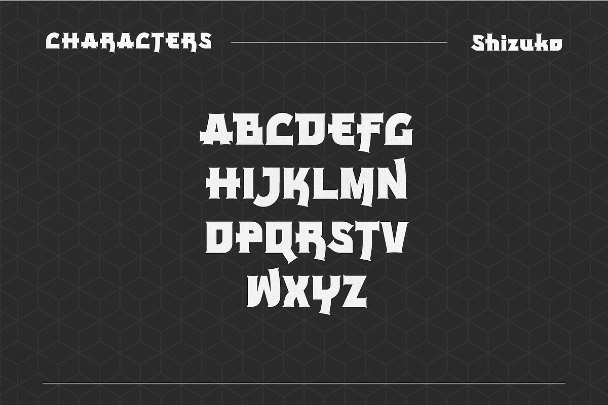 Shizuko - Modern Japanese Display, a Serif Font by HipFonts (Photo 2 of 8)