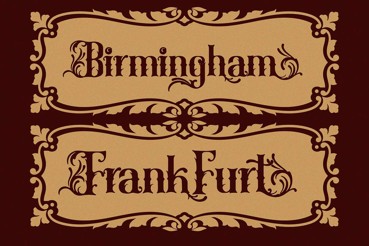 Belion Radego | Victorian Typeface, a Blackletter Font by Denustudios (Photo 6 of 12)