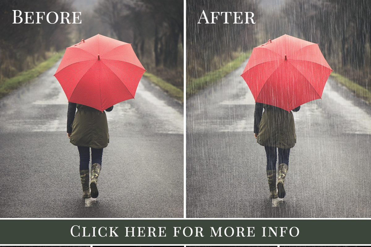 Rainy Days - 20x rain photo overlays, a Graphic by BrownLeopard (Photo 2 of 8)