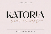 Katoria Font Duo / Script & Sans, a Sans Serif Font by Dora Typefoundry (Thumbnail 11 of 11)