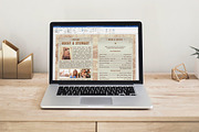 Cow Girl Funeral Program Word, a Brochure Template by Four C Graphic (Thumbnail 10 of 10)