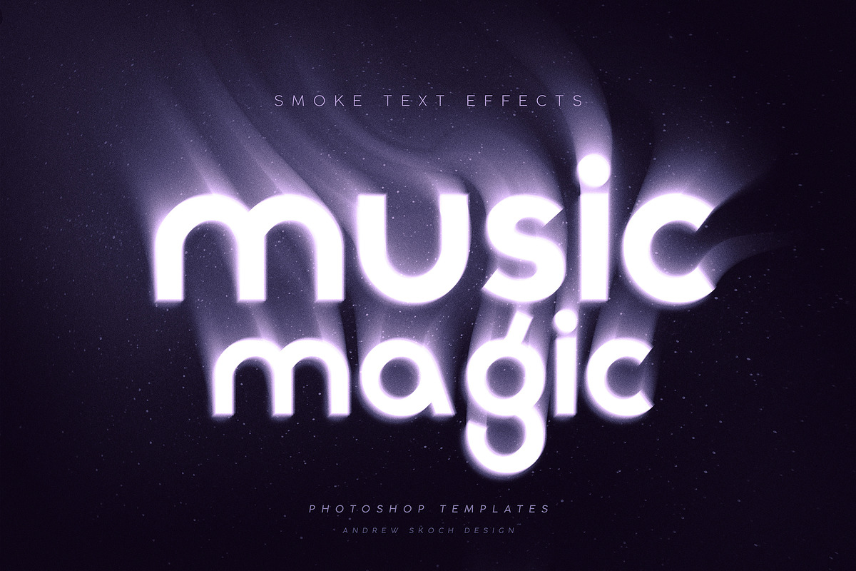 Smoke Effects for Text and Logos, a Layer Style Add-On by Andrew Skoch Design (Photo 7 of 9)