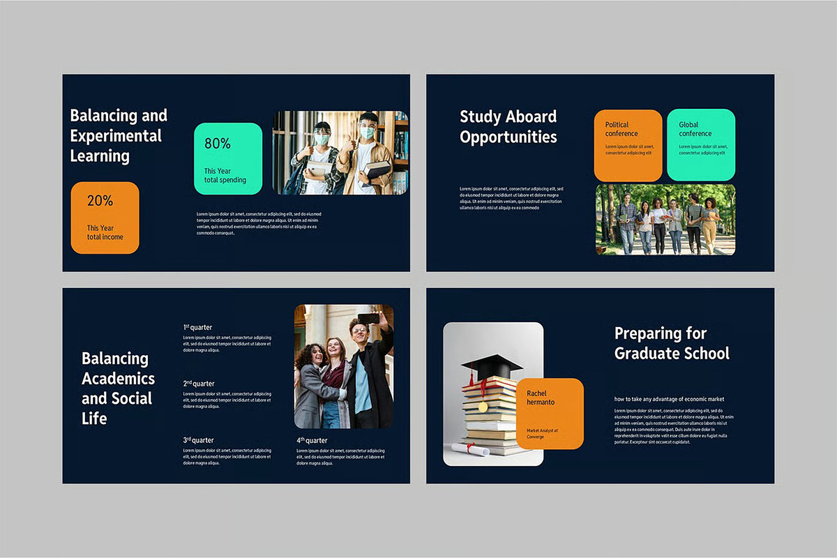 College Study GSlides, PPoint, a Presentation Template by Fit-tee (Photo 4 of 4)
