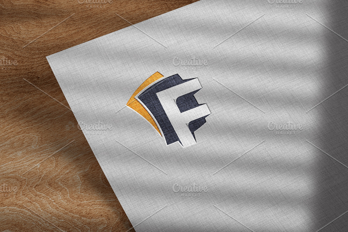 Creative F Letter 4 Icons Logo Set, a Branding & Logo Template by DesignBox (Photo 4 of 5)