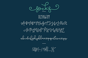 Mismatched Socks, a Script Font by Kitaleigh (Thumbnail 3 of 4)