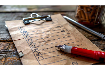 Business productivity checklist and, a Business Photo by ZinetroN