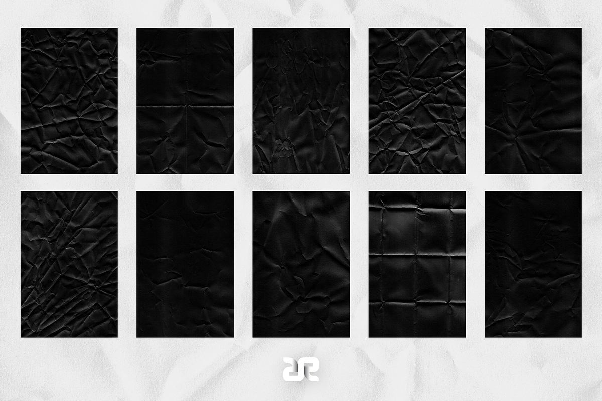 100 Black Paper Textures, a Texture Graphic by Remon Michel (Photo 6 of 12)