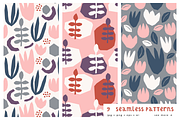 Tulip Garden | Shapes + Patterns, a Pattern Graphic by Studio Fevrier (Thumbnail 3 of 11)