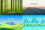 Set of Landscape Illustrations, an Illustration by Librebird (Thumbnail 6 of 6)