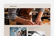 Artis Craft WordPress Theme, a WordPress Template by Your Theme Shop (Thumbnail 2 of 9)