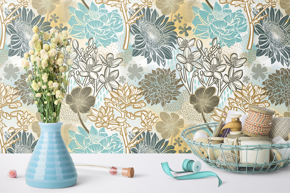Floral Procreate Stamp Brushes 11, a Brushes & More by DeloresArt (Photo 12 of 16)