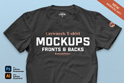 Crewneck T-Shirt Mockups, a Shirt Mockup by Komet & Flicker (Thumbnail 1 of 12)
