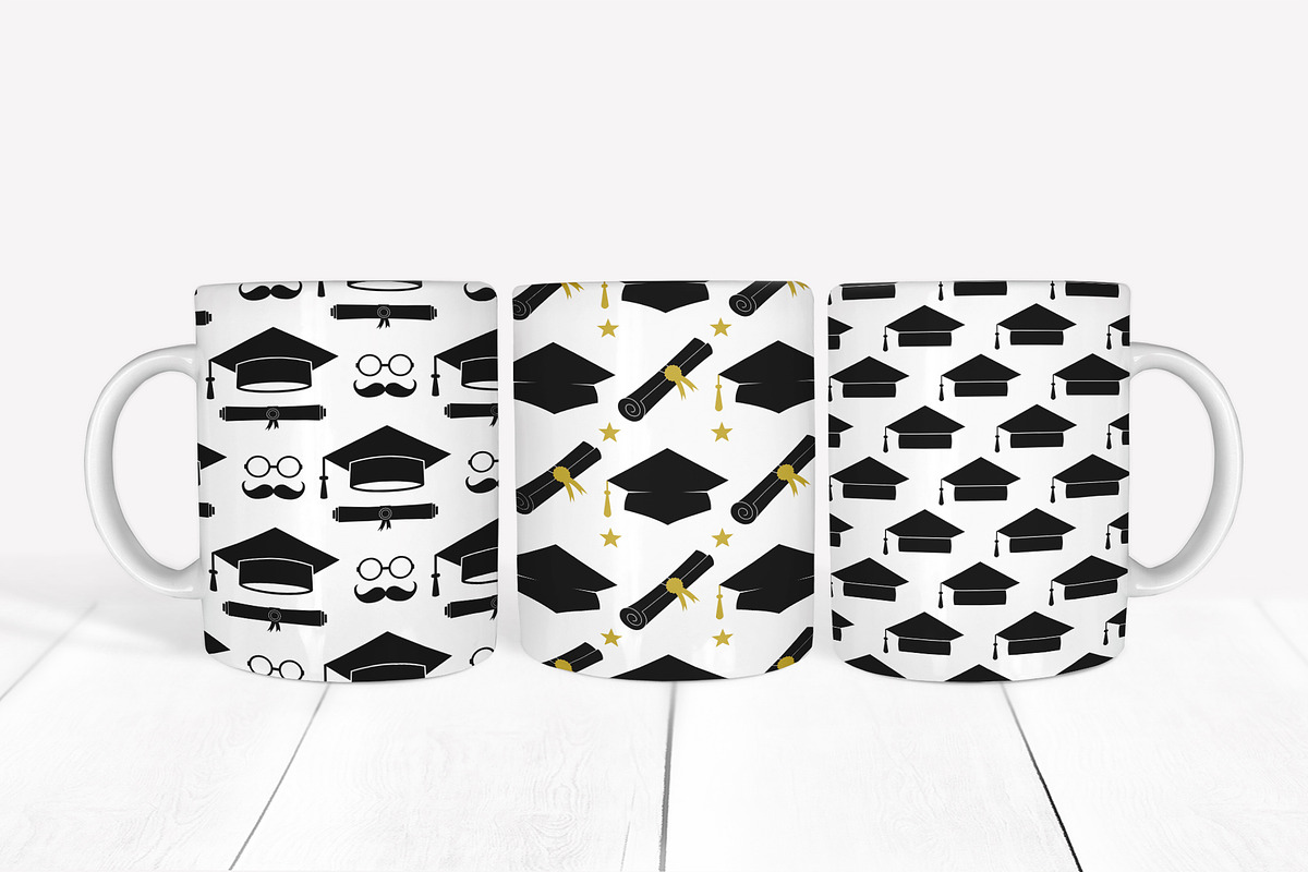 Graduation Seamless Pattern Set, a Pattern Graphic by LaBelezokaDesign (Photo 4 of 10)