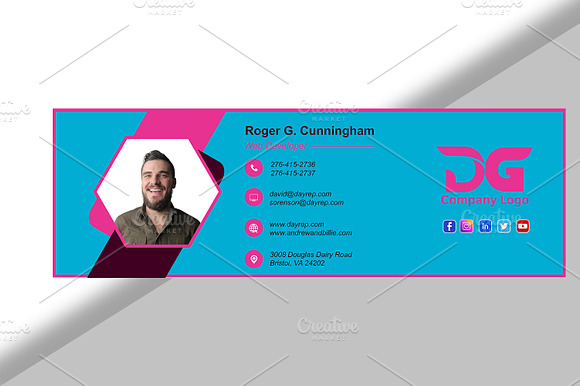Email Signature Template preview 3