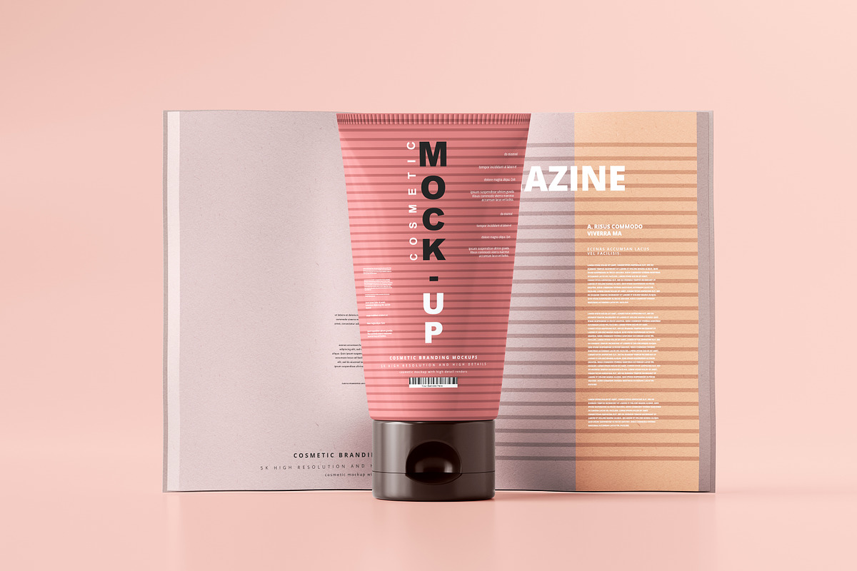 250+ Cosmetic Branding Mockup Bundle, a Cups & Container Mockup by pmvch (Photo 115 of 273)