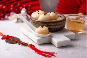 Tang yuan rice dumpling balls for, a Food & Drink Photo by Yulia Furman