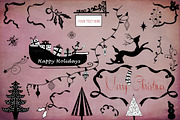 Holiday Handsketch Christmas Clipart, an Illustration by Le Paper Cafe (Thumbnail 2 of 3)