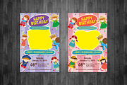 Kid Birthday invitation, an Invitation Template by Saphari (Thumbnail 2 of 2)