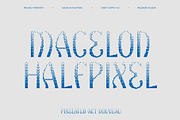 Macelon Halfpixel, a Sans Serif Font by Craft Supply Co. (Thumbnail 1 of 8)