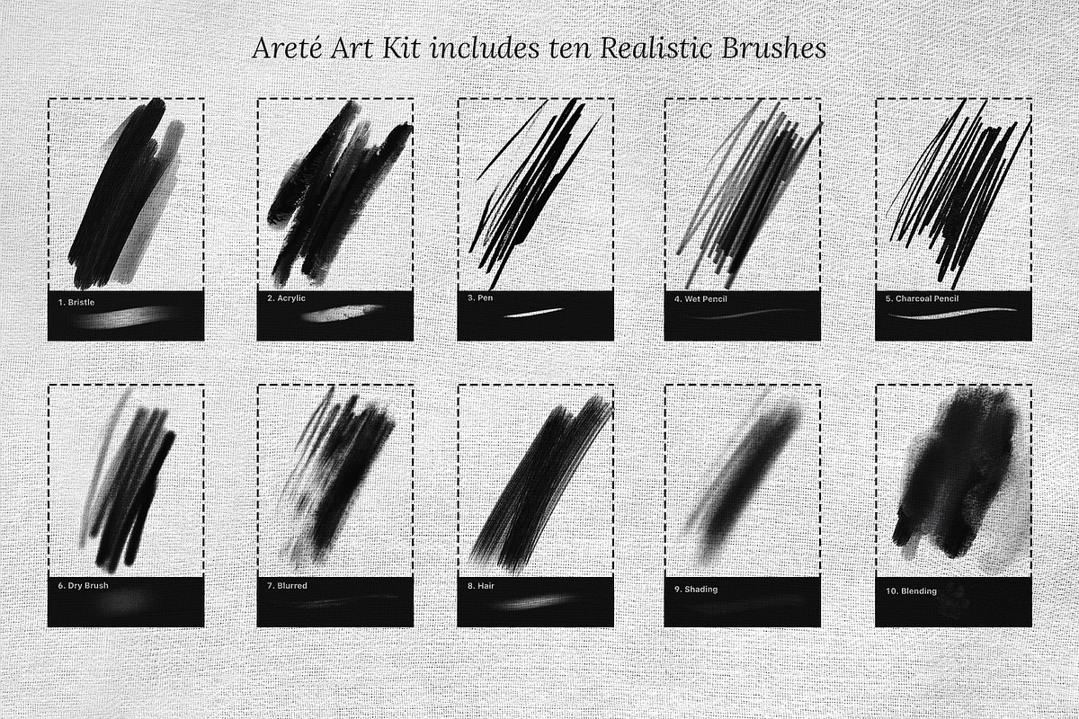 Procreate Areté Art Kit, a Brush Add-On by Brush Moment (Photo 9 of 12)