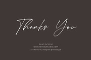 Shamson Signature Font, a Script Font by RantautypeStudio (Thumbnail 16 of 17)