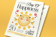 Day Of Happiness Flyer Set, a Flyer Template by graphicook (Thumbnail 2 of 3)