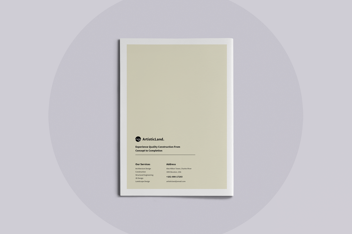 Architecture Portfolio | Canva, a Brochure Template by ArtisticLand (Photo 12 of 12)