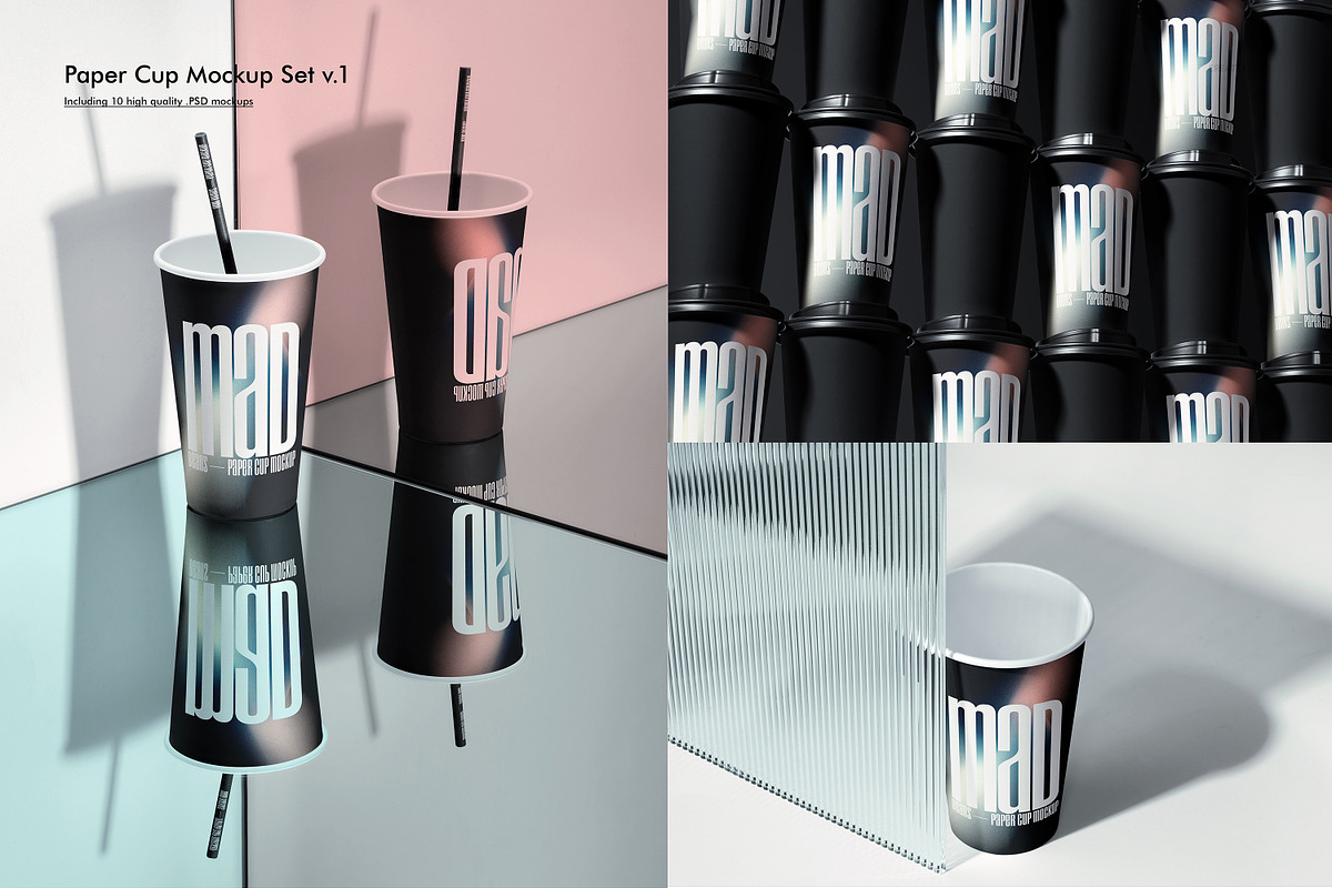 Paper Cup Mockup Bundle, a Cups & Container Mockup by creatsy5 (Photo 18 of 36)