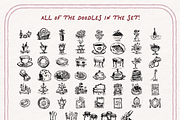 Brunch Clipart, Champagne Doodle Art, a Food Illustration by The October Creative (Thumbnail 5 of 13)