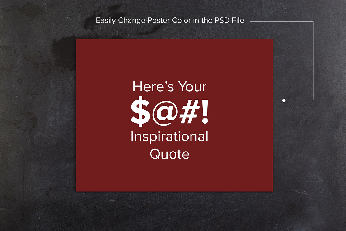 Poster Mockup Bundle with 4 Layouts, a Product Mockup by MelissaBMockups (Photo 4 of 9)