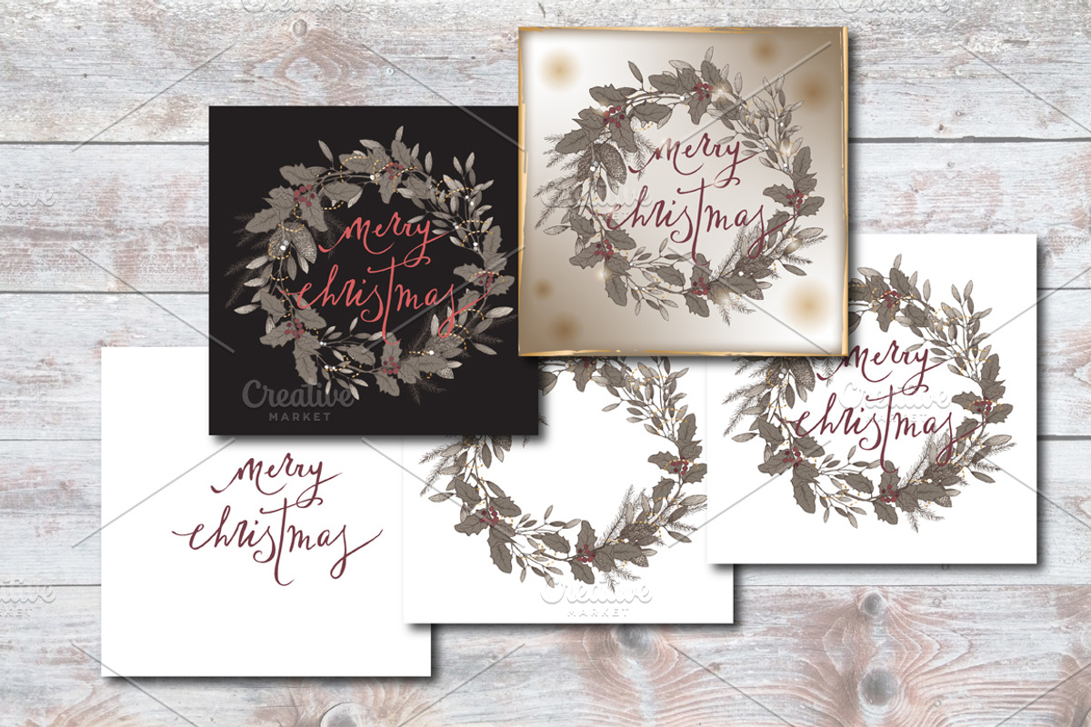 50% OFF Vintage Christmas collection, a Decorative Illustration by Quetzal Art (Photo 2 of 8)