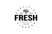 Organic natural food tree logo, a Food Illustration by provector (Thumbnail 2 of 4)
