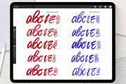 Lettering Brush Set for Procreate, a Brush Add-On by ZenLettering (Thumbnail 7 of 12)