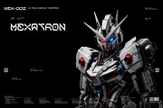 Mexatron - Sci-Fi Display Font, a Sans Serif Font by Pengedar Seni (Thumbnail 6 of 10)