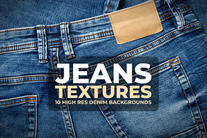 10 Jeans Textures, a Texture Graphic by Mint Pixels