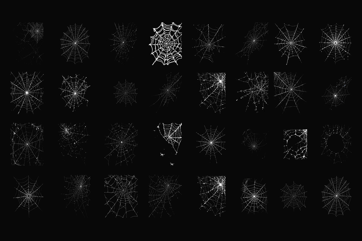 120 Spider Web PNG Digital Download, an Object Graphic by Gonez Studio (Photo 3 of 5)