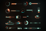 Cyberpunk Loading Progress Bars, an Object Graphic by Pixflow (Thumbnail 2 of 5)