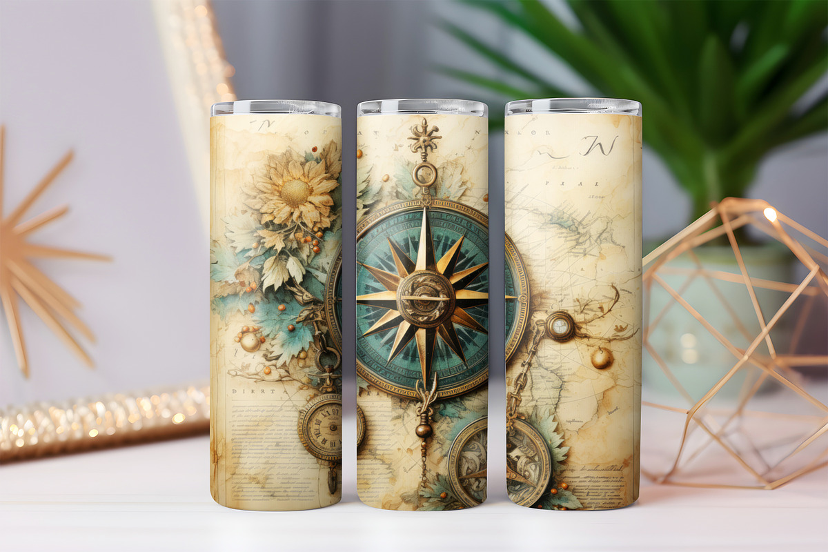 Antique Maritime Chronicles, a Background Graphic by Curve Design (Photo 7 of 8)