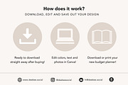 Budget Planner Bundle for Canva, a Templates & Theme by DeeBeeDesign (Thumbnail 10 of 11)