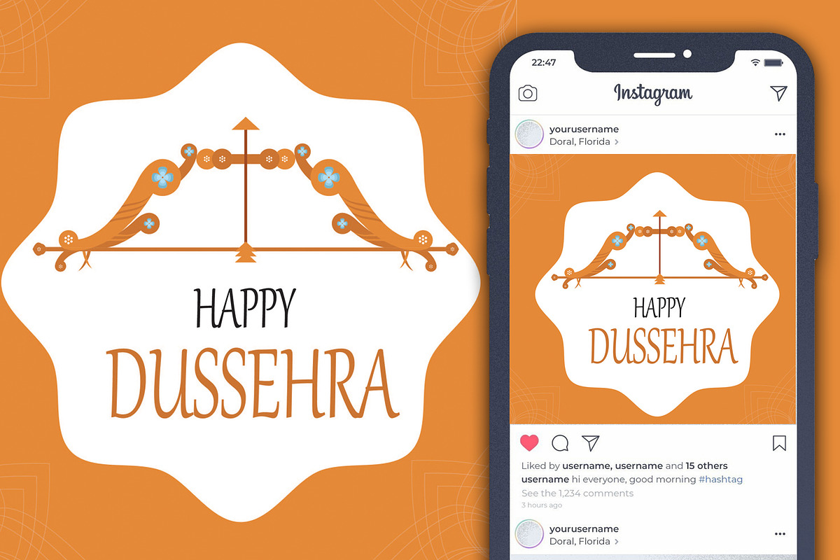 Instagram Festival post Design, a Social Media Template by Assurance IT Solution (Photo 3 of 4)