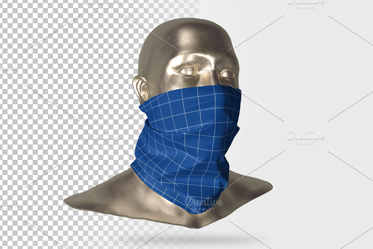 Face mask mockup 2, a Mask Mockup by Radmila (Photo 3 of 6)