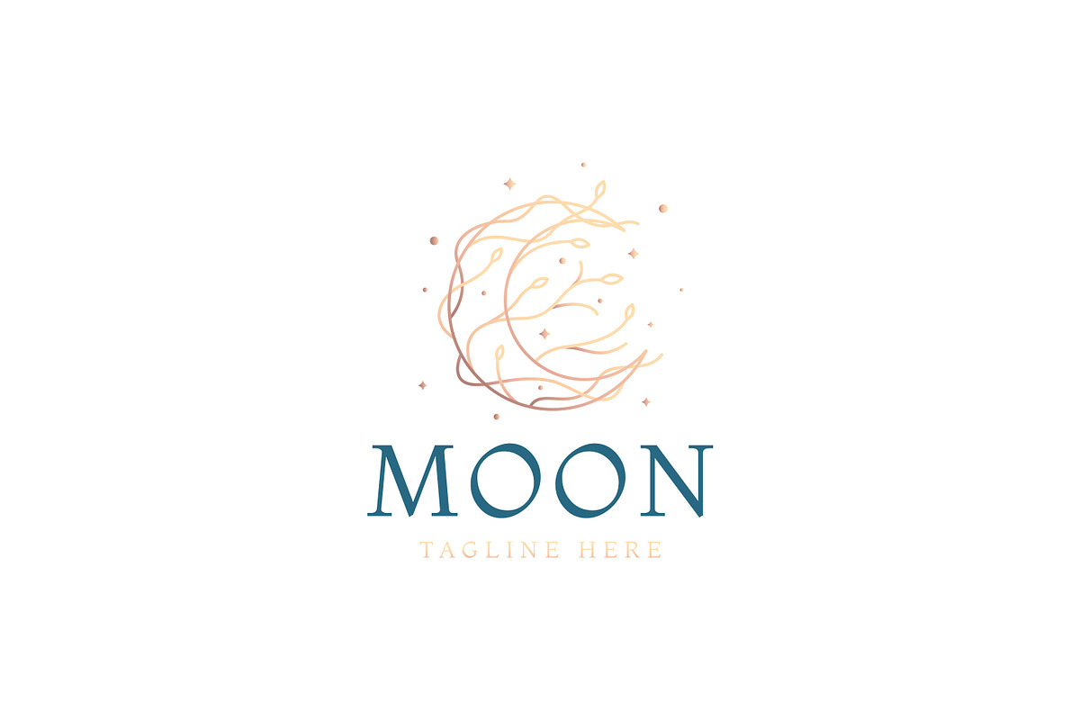 Crescent Moon Logo - Nature Bushes, a Branding & Logo Template by Signatoro (Photo 2 of 2)