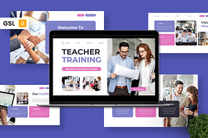 Teacher Training - Education GSL, a Presentation Template by Deepslide Studio