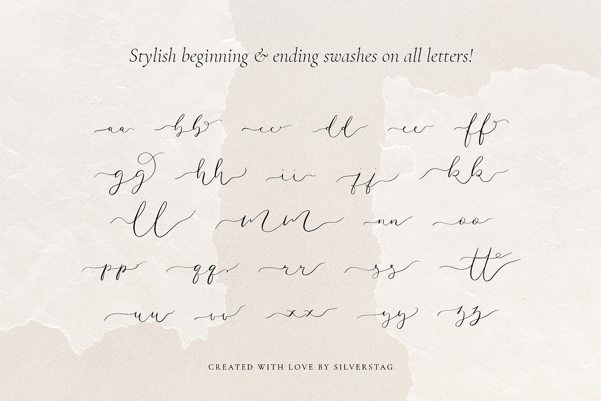 Amelie - Chic & Elegant Script Font, a Script Font by SilverStag Type Foundry (Photo 19 of 23)
