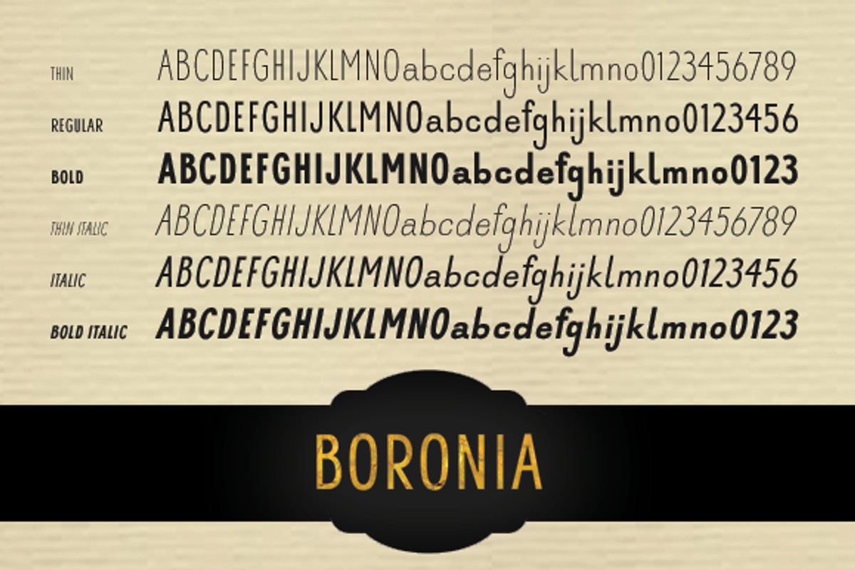 Boronia, a Sans Serif Font by STUDIOWAYS (Photo 6 of 7)