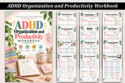 ADHD Organization and Productivity, a Stationery Template by Designmela01 (Thumbnail 1 of 5)
