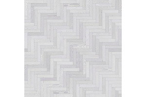 Parquet herringbone natural bleached
