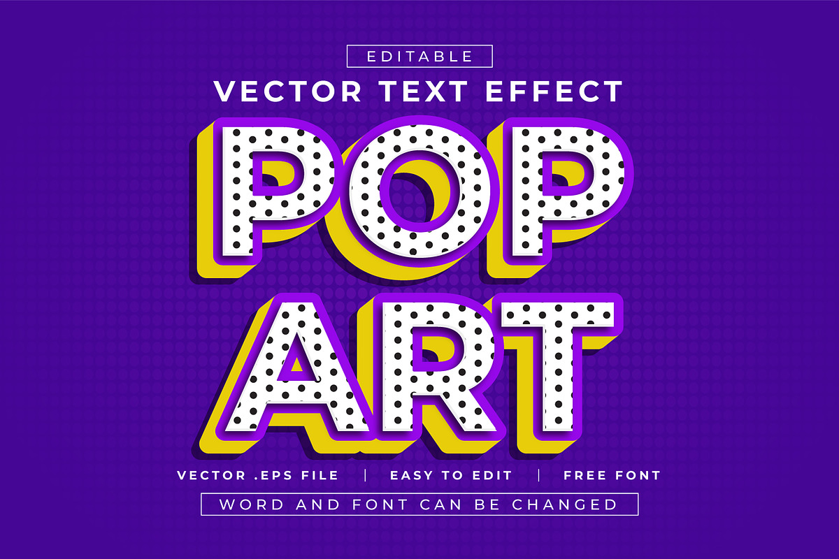 16 Pop Art Style Text Effects | EPS, a Layer Style Add-On by padilah_a (Photo 13 of 20)