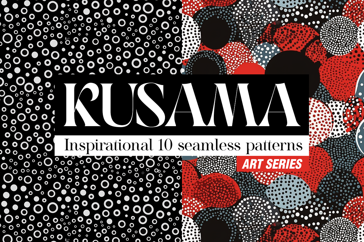 10 Art Series Patterns: Kusama, a Pattern Graphic by Motifs (Photo 1 of 12)