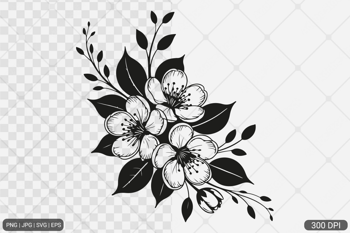 Cherry Blossom SVG PNG Bundle, an Illustration by Actual Pixel (Photo 22 of 33)
